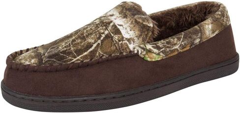 Realtree Boy's Memory Foam Camo Moccasin House Slipper Indoor/Outdoor in Saudi Arabia