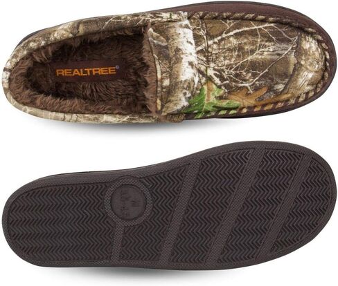 Realtree Boy's Memory Foam Camo Moccasin House Slipper Indoor/Outdoor in Saudi Arabia