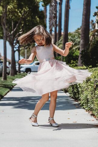 nerteo Girl's Pretty Glitter Ballet Flats Ankle Strap Dress Shoes Sandals (Toddler/Little Kid/Big Kid) in Kuwait