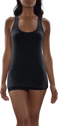 Sexy Basics Women's 5 Pack Racerback PowerFlex Tank Tops/Cotton -Spandex Stretch Color Tank Tops in Kuwait
