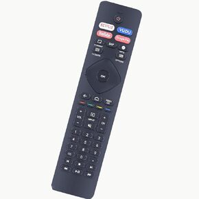 NH800UP RF402A-V14 IR Replacement TV Remote Control Compatible with Philips 4K Ultra Android Smart TV 75PFL5704/F7 65PFL5704/F7 65PFL5504/F7 55PFL5704/F7 55PFL5604/F7 50PFL5704/F7 43PFL5766/F7 in Kuwait