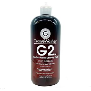 GrooveWasher G2 Vinyl Record Cleaner Solution Spray, 8 Fl Oz Refill | Record Cleaning Solution & Fluid; No-Rinse, Anti-Static Formula Lifts Dust, Dirt & Fingerprints, No Residue. Safe For Vinyl in Saudi Arabia