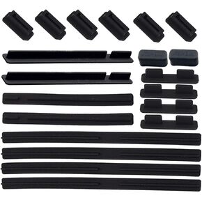 52 PCS Anti-dust Plugs Laptop Port Dust Plugs, Commonly Used 13 Types of Laptop Computer Port Dust Covers Stoppers (52 PCS in 13 Commonly Used Types)-DO NOT Fit MacBook in Saudi Arabia