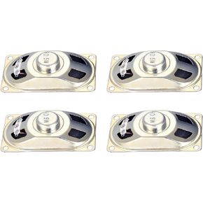 uxcell 5W 8 Ohm DIY Speaker Replacement Loudspeaker 40mmx70mm 4pcs in Saudi Arabia