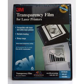 3M CG3300 Transparency Film for Laser Printers, 50 Sheets in Saudi Arabia