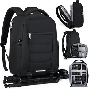 SDYSM Camera Bag Backpack Professional for DSLR SLR Mirrorless Camera | 14 Inch Waterproof Camera Laptop Backpack with Rain Cover Anti Theft Travel Case Large Photography Backpack, Camouflage in Saudi Arabia