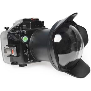 ضفادع البحر 40M/130ft غطاء كاميرا تحت الماء مقاوم للماء لهاتف Nikon Z7، متوافق مع Nikon Z6، مع مجموعة منافذ قبة 6 بوصة in Kuwait