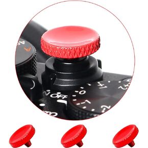 Soft Shutter Release Button(3 Pack Black), High-end Pure Copper Camera Shutter Button