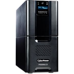 CyberPower PR1500LCD Smart App Sinewave UPS Battery Backup | 1500VA/1500W, 8 Outlets, AVR, Mini-Tower, UL Certified in Saudi Arabia