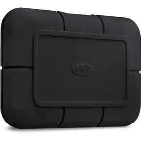 محرك الأقراص الصلبة LaCie Rugged SSD Pro سعة 4 تيرابايت - USB-C Thunderbolt 3، مقاوم للصدمات والغبار، لأجهزة Mac والكمبيوتر المكتبي والكمبيوتر المحمول، 1 Mo Adobe CC All App Plan، خدمات الإنقاذ (STHZ4000800) in Kuwait