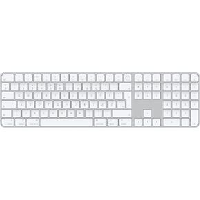 Apple Magic Keyboard with Touch ID and Numeric Keypad: Wireless, Bluetooth, Rechargeable. Works with Mac Computers with Apple Silicon; US English - Black Keys in Saudi Arabia