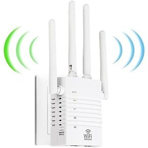 موسع واي فاي AOOEPU بسرعة 1200 ميجا بت في الثانية، معزز إشارة موسع نطاق واي فاي يصل إلى 12880 قدم مربع و105 جهاز مضخم واي فاي موسع نطاق واي فاي، معزز إشارة موسع واي فاي للمنزل، مكرر الإنترنت in Kuwait