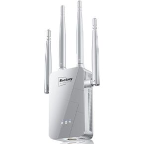 معزز إشارة موسع واي فاي 2024 للمنزل - تغطية تصل إلى 10000 قدم مربع، مكرر إنترنت لاسلكي - معزز واي فاي طويل المدى ومضخم إشارة مع منفذ إيثرنت، إعداد بنقرة واحدة in Kuwait