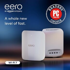 Amazon eero Max 7 mesh wifi system (newest model) - Supports internet plans up to 10 Gbps, Coverage up to 7,500 sq. ft., Connect 750+ devices, 3-pack in Kuwait