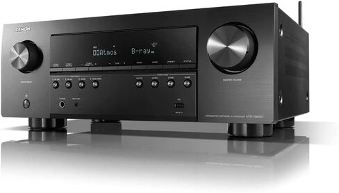 Denon AVR-S960H 8K Ultra HD 7.2 Channel (90 Watt X 7) مستقبل AV موديل 2020 - مصمم للألعاب وبث الموسيقى والصوت والفيديو ثلاثي الأبعاد، Alexa + HEOS، أسود (متجدد) in Kuwait