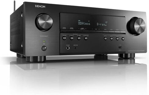 Denon AVR-S960H 8K Ultra HD 7.2 Channel (90 Watt X 7) مستقبل AV موديل 2020 - مصمم للألعاب وبث الموسيقى والصوت والفيديو ثلاثي الأبعاد، Alexa + HEOS، أسود (متجدد) in Kuwait