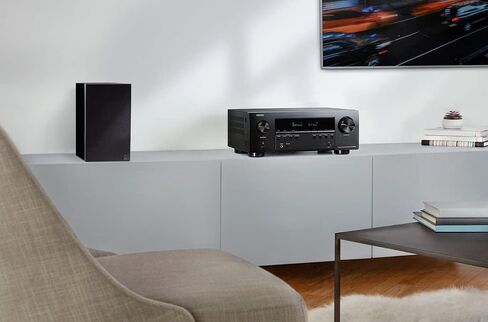 Denon AVR-S960H 8K Ultra HD 7.2 Channel (90 Watt X 7) مستقبل AV موديل 2020 - مصمم للألعاب وبث الموسيقى والصوت والفيديو ثلاثي الأبعاد، Alexa + HEOS، أسود (متجدد) in Kuwait