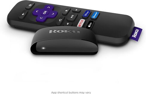 مشغل الوسائط المتدفق Roku Express HD، أسود (متجدد) in Kuwait