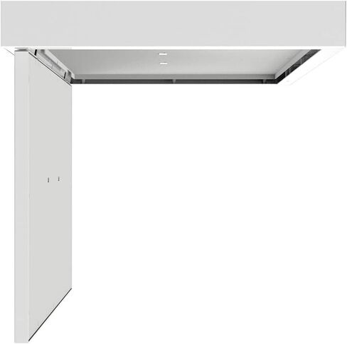 SYLVOX 15.6" Under Cabinet Smart TV – 360° Rotation, 90° Flip-Down Screen, Wireless Connectivity, Space-Saving Design for Kitchen, Bedroom, or RV. (Pure White) in Kuwait