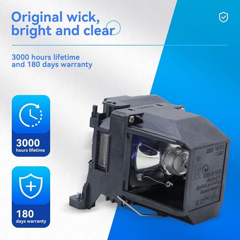 ZMSTLAMP for Epson ELPLP89 Home Cinema 5050UB 5050UBe 5040UB 5040UBe 4010 4000 Pro Cinema 6050UB 6040UB 4040 4050 EH-TW9300/W EH-TW8300 EH-TW9400/W EH-TW8400 V13H010L89 Replacement Projector Lamp in Kuwait