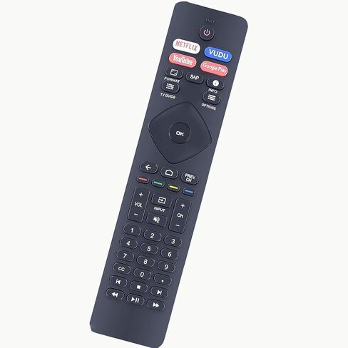 NH800UP RF402A-V14 جهاز تحكم عن بعد بديل بالأشعة تحت الحمراء متوافق مع تلفزيون Philips 4K Ultra Android الذكي 75PFL5704/F7 65PFL5704/F7 65PFL5504/F7 55PFL5704/F7 55PFL5604/F7 50PFL5704/F7 43PFL5766/F7 in Kuwait
