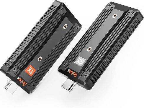 HDMI Extender UHD1080p Transmitter and Receiver Kit Over CAT6/6e/7 Cable Transmission Up to 200m/656ft, Direct 1 to 1 Extender or 1 to Many Over Gigabit Switch, HDMI Loop-Out and IR Extension in Kuwait