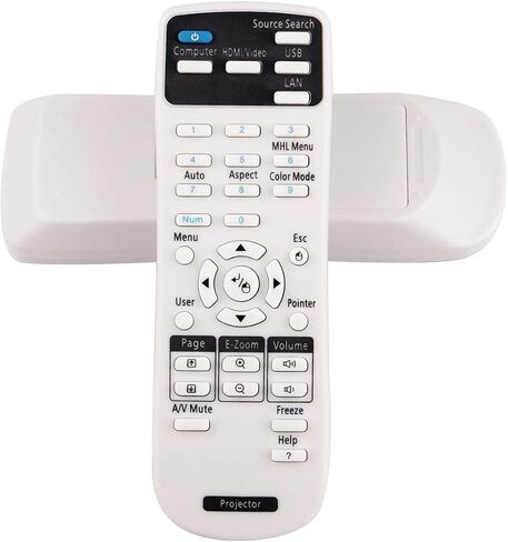 جهاز التحكم عن بعد ESolid بديل لجهاز العرض عن بعد لجهاز Epson 1648806 BrightLink 575Wi 585Wi 595Wi EX3200 EX3240 EX7240 EX9200 VS240 VS340 VS345 PowerLite Home Cinema 1224 1264 1040 740HD in Kuwait