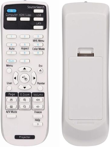 جهاز التحكم عن بعد ESolid بديل لجهاز العرض عن بعد لجهاز Epson 1648806 BrightLink 575Wi 585Wi 595Wi EX3200 EX3240 EX7240 EX9200 VS240 VS340 VS345 PowerLite Home Cinema 1224 1264 1040 740HD in Kuwait