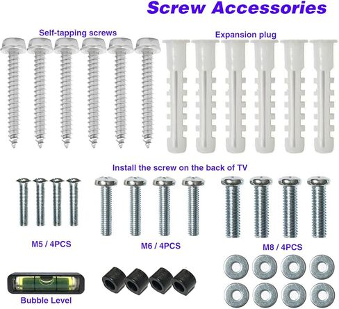 ASMXQY Heavy Duty Fixed TV Wall Mount for Most 50-120 "TVs, VESA up to 900x600mm, 65 70 75 80 85 90 95 100 110 Inch Low Profile TV Wall Mount Bracket,Large TV Mount in Kuwait