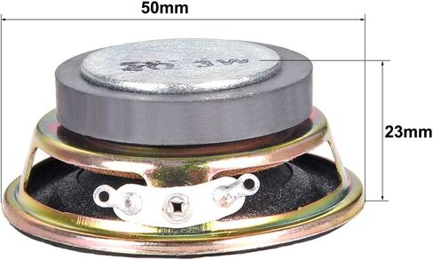 uxcell 3W 4 Ohm DIY Speaker 50mm Round Shape Replacement Loudspeaker 2pcs in Saudi Arabia