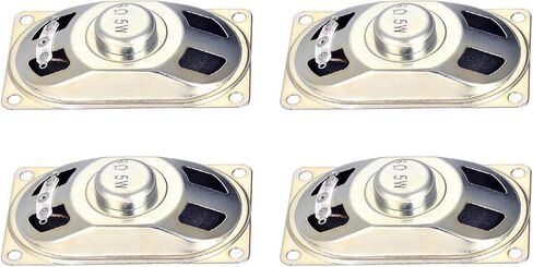 uxcell 5W 8 Ohm DIY Speaker Replacement Loudspeaker 40mmx70mm 4pcs in Saudi Arabia