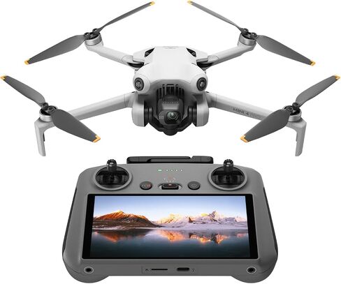 DJI Mini 4 Pro Fly More Combo Plus with DJI RC 2, Drones with Camera for Adults 4K, 3 Intelligent Flight Battery Plus for up to 135 Mins Flight Time, Smart Return to Home, Drone for Beginners | Camera 4K, 3 Intelligent Flight Battery Plus for up to 135 Mi in Saudi Arabia