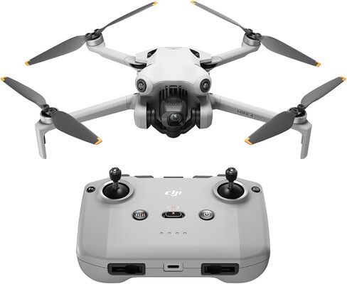 DJI Mini 4 Pro (DJI RC-N2)، طائرة بدون طيار صغيرة قابلة للطي مع كاميرا فيديو 4K HDR للبالغين، أقل من 0.549 رطل/249 جرام، وقت طيران 34 دقيقة، أقصى مسافة نقل فيديو 20 كم، مستشعر رؤية متعدد الاتجاهات in Kuwait