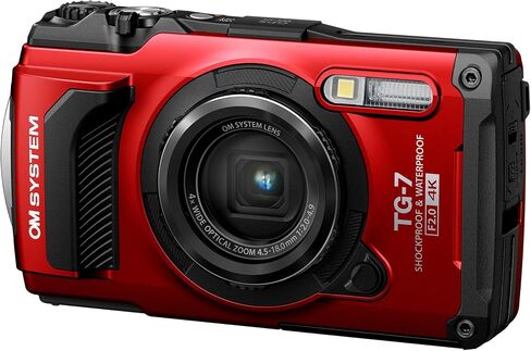 OM SYSTEM Olympus Tough TG-7 Black Underwater Camera, Waterproof, Freeze Proof, High Resolution Bright, 4K Video 44x Macro Shooting (Successor Olympus TG-6) | Waterproof to 15m/50ft, 12MP Bsi CMOS, 25-100mm Equiv Lens, 4K 30p Video, Shockproof 2.1m, Freez in Saudi Arabia