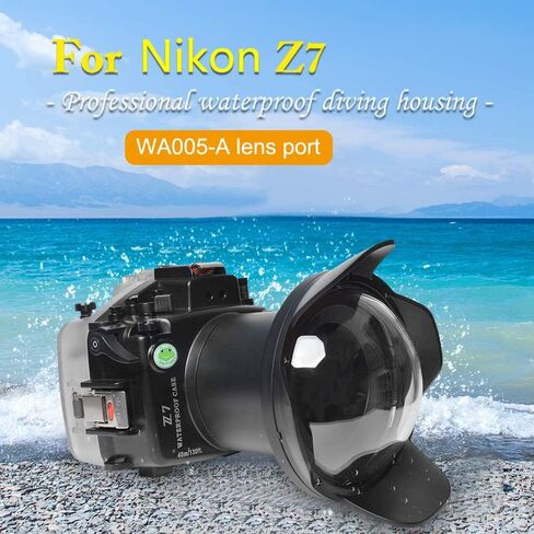 Sea frogs 40M/130ft Underwater Camera Housing Waterproof Case for Nikon Z7, Compatible with Nikon Z6, with 6 Inch Dome Port Kit in Saudi Arabia