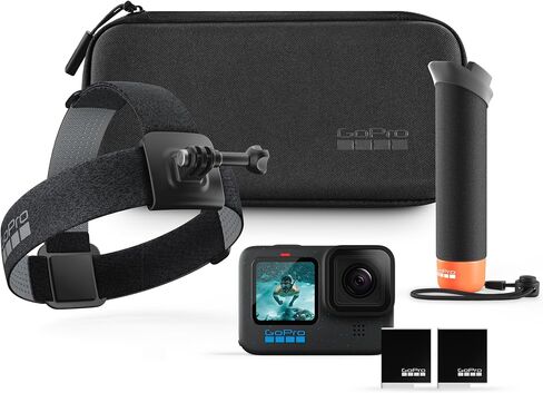 GoPro HERO12 Black Creator Edition - Includes HERO12 Black , Volta (Battery Grip, Tripod, Remote), Media Mod, Light Mod, Enduro Battery, and Carrying Case in Kuwait