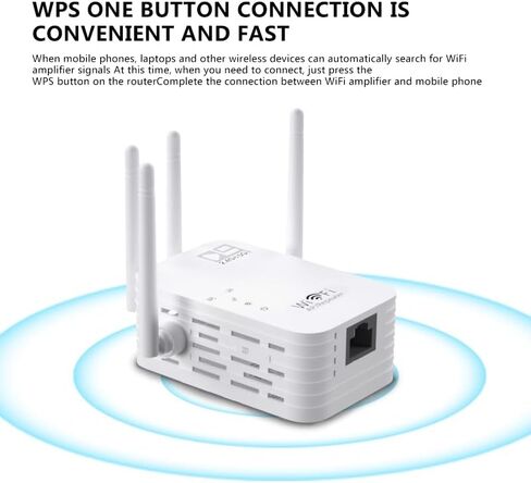 DIYOMATE WiFi Extender 1200Mbps - Improve WiFi Coverage, High-Speed Performance, Easy Setup - Universal Compatibility - Secure and Reliable - WiFi 2.4GHz & 5GHz Dual Band Wireless Repeater in Saudi Arabia