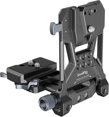SmallRig V-Mount Battery Plate, V Lock Battery Mounting Plate with Quick Release Plate for Arca-Swiss, 1/4"-20 Threads, L-Shape Compact V Mount Battery Plate for DSLR Cameras, Gimbals & Tripod - 4064 in Saudi Arabia