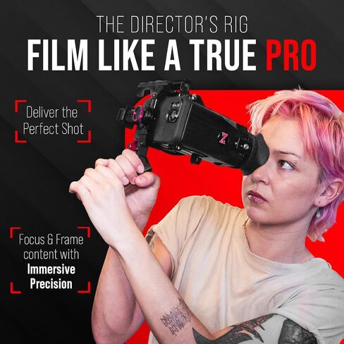 Zacuto Smart Z Finder | عدسة الكاميرا المدمجة لجهاز فيديو الهاتف الذكي | مع حزام اليد، وحامل الهاتف المحمول على الجسر، والديوبتر، والدروع المضادة للضباب | ملحقات صناعة الأفلام وصانعي المحتوى للهواتف الذكية in Kuwait