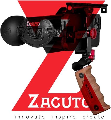 Zacuto Smart Z Finder | عدسة الكاميرا المدمجة لجهاز فيديو الهاتف الذكي | مع حزام اليد، وحامل الهاتف المحمول على الجسر، والديوبتر، والدروع المضادة للضباب | ملحقات صناعة الأفلام وصانعي المحتوى للهواتف الذكية in Kuwait