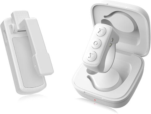 حلقة دوارة للصفحة بجهاز التحكم عن بعد لجهاز Kindle Paperwhite Oasis، وحدة تحكم للقارئ الإلكتروني بلوتوث، حلقة TikTok، مصراع الكاميرا - أبيض in Kuwait