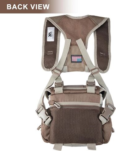 حزام xaegistac ثنائي العينين، خفيف الوزن، حزام صدر بينو، مريح وقابل للتعديل، رائع للصيد والرماية in Kuwait