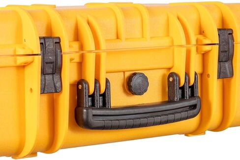 Monoprice Weatherproof Hard Case - 33 x 22 x 17 Inches, With Wheels and Customizable Foam, Shockproof, IP67, Ultraviolet And Impact Resistant Material, Black - Pure Outdoor Collection, 145.8 Liter in Saudi Arabia