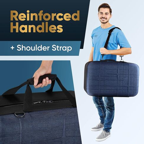 حافظة تلسكوب باج ميت اتش 8 للانابيب البصرية من رينو | حافظة صلبة مع بطانة ناعمة لاقصى حماية لانابيب بصرية 4 انش و5 انش و6 انش و8 انش | تتضمن شنطة ملحقات مدمجة in Kuwait