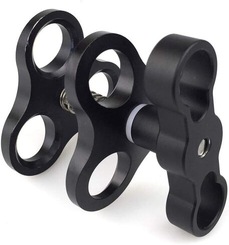 Seafrogs Diving Essential Accessory Ball Arm Clamp Three Cut Out Hole Lighting Arm System Fixed Mount Waterproof Case Tray Attachment CP-3 in Saudi Arabia