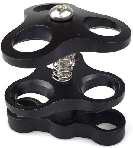 Seafrogs Diving Essential Accessory Ball Arm Clamp Three Cut Out Hole Lighting Arm System Fixed Mount Waterproof Case Tray Attachment CP-3 in Saudi Arabia