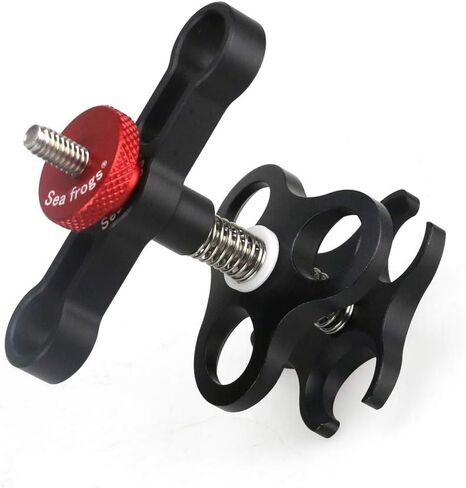 Seafrogs Diving Essential Accessory Ball Arm Clamp Three Cut Out Hole Lighting Arm System Fixed Mount Waterproof Case Tray Attachment CP-3 in Saudi Arabia