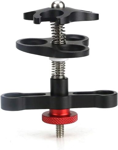 Seafrogs Diving Essential Accessory Ball Arm Clamp Three Cut Out Hole Lighting Arm System Fixed Mount Waterproof Case Tray Attachment CP-3 in Saudi Arabia