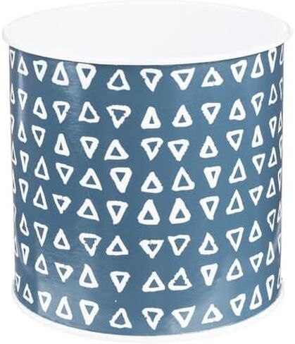 حاوية مكتب بنمط المينا من جانز، معدنية، قطر 12.7 سم، ارتفاع 11.43 سم، متعددة الألوان، مجموعة من قطعتين in Kuwait