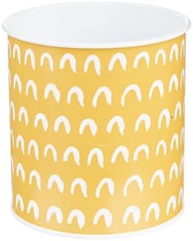 حاوية مكتب بنمط المينا من جانز، معدنية، قطر 12.7 سم، ارتفاع 11.43 سم، متعددة الألوان، مجموعة من قطعتين in Kuwait